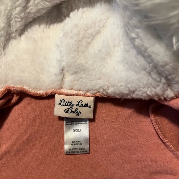 Little Lass Baby jacket size 0-3 new - Picture 2 of 3